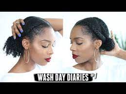 Wash Day Diaries Protective Style On 4b 4c Natural Hair Cantu Vs Cantu 001 Youtube Natural Hair Styles Braid Out Natural Hair 4c Natural Hair