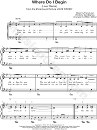 July 8, 2018june 8, 2019 ms 0 comments beginner, piano. Love Story Where Do I Begin From Love Story Sheet Music Easy Piano Piano Solo In G Minor Transposable Download Print Sku Mn0082591