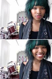 Black Women Green Hair Google Search Short Hair Styles Green Hair Hair Styles