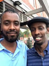 Beautiful Friday with my brother actor Barkhad Abdi.