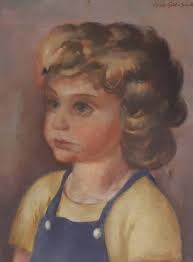 Agnes Oliver Allen, Bradford Smith Jr. Portrait, Oil On