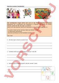 Peppa pig fait les courses jouet caisse enregistreuse et mallette d'activités. Arbeitsblatt Faire Les Courses Franzosisch Texte Schreiben