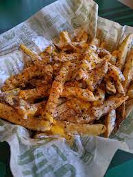 Cheese fries or cheesy chips (latter british english) is a dish consisting of french fries covered in cheese, with the possible addition of various other toppings. Celebrate National French Fry Day With Wingstop Wingsider