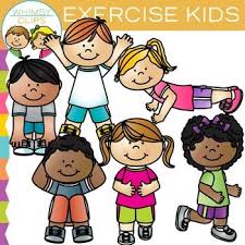 Black And White Kids Exercise Clipart Kids Exercise Clip Art Kids Clipart Exercise For Kids Clip Art