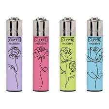 Wholesale Clipper Lighters Simple Flower