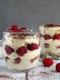 And they're ready to eat in a fraction of the time needed to prepare typical sweet treats. Raspberry Tiramisu Recipe Japanese Dessert Recipes Dessert Recipes Easy Desserts