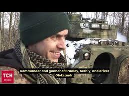UKRAINE: interview with the crew of the Ukrainian Bradley which took