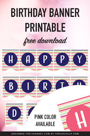 Free printable banner letters that can be customized with our free printable banner maker. Birthday Banner Printable Free Download Ideas For The Home