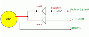 Take the bulb out and insert the test probe, turn on the signal. 2 Wire Led To 3 Wire Turn Signal Running Lights Jeep Wrangler Forum