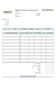 How to create a payslip template for your employees? Singapore Gst Invoice Template Service