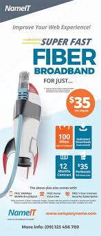 Internet Broadband Promotion Roll Up Banner Templates Banner Template Broadband Internet