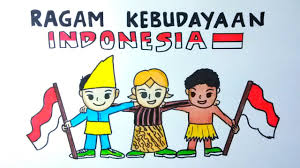 Keragaman agama di indonesia online worksheet for 4. Cara Menggambar Poster Kebudayaan Indonesia Youtube