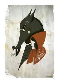 Big Bad Wolf And Riding Hood Le Petit Chaperon Rouge Chaperon Rouge Le Grand Mechant Loup