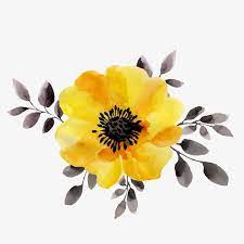 Flowers Watercolor Vector Png Transparent Clipart Image And Psd File For Free Download Yellow Flowers Painting Watercolor Flowers Paintings Yellow Art