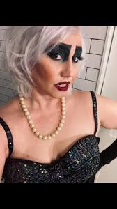 My first time dressing up as Frank 🖤 I think I did a decent job. The eye  makeup was actually much bluer than what it looks like in the photos. Happy  Halloween y’all 🫦