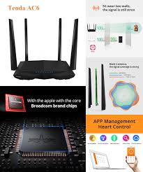Visit To Buy Wifi Repeater Tenda Ac6 11ac 1200m Dual Band Wireless Wifi Router Vpn English Firmware Wi Fi 802 11ac Wireless Wifi Router Wifi Router Dual Band