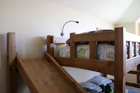 It is a sad day when a youngster puts on a growth spurt and no this loft bed is the biggest dream of every kid! Bunk Bed With Slide The Wood Whisperer