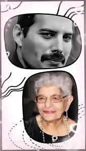 Jer was a warm and devoted Mum to Freddie, and, like Freddie, always had a  strong twinkle in the eye. Although she was also devoted to her husband  Bomi, and lived in