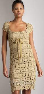 Ажурное платье крючком — Shpulya.com - схемы с описанием для вязания спицами  и крючком
