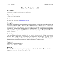 In fact, they account for more than 25% of your final year marks. 9 Final Year Project Proposal Examples Pdf Examples