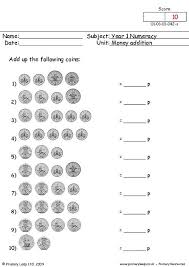 British (uk) money worksheets (pound & pence) this generator makes maths worksheets for counting british coins and notes (sterling). Numeracy Money Addition 3 Worksheet Primaryleap Co Uk