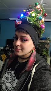 Dread Locks Christmas Tree Hairstyle