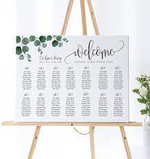 Wedding Seating Chart Alphabetical Order Wedding Seating Plan Etsy