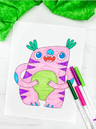Monster high coloring pages printable free. Free Printable Monster Coloring Pages For Kids