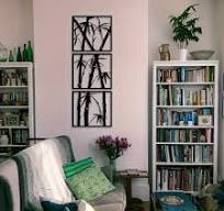 3pcs Large Metal Bamboo-like Wall Art Decor - Black Branches Modern  Minimalist Nature-Inspired Decoration, Heavy-Duty Iron Construction for  Living Roo