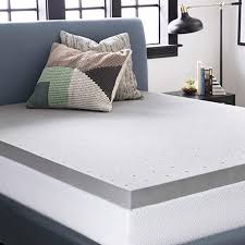 Lucid 3 Inch Bamboo Charcoal Memory Foam Mattress Topper Queen In 2020 Memory Mattress Topper Memory Foam Mattress Topper Bamboo Mattress Topper