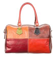 Ladies Genuine Leather Bag Santini Mod Aneta Multicolor Made In Italy Ladies Bags Emporium Italy