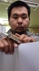 Vintage ulu from Alaskan Eskimo artist