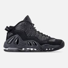 Right View Of Men S Nike Air Max Uptempo 97 Basketball Shoes In Black Anthracite Nike Air Uptempo Mens Nike Air Nike Air Max
