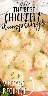 Easy Hearty And Delicious This Simple Recipe For Homemade Chicken And Dumplings Is A Classic Homemade Chicken And Dumplings Chicken Dumplings Recipe Recipes