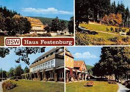 It was founded around 1200 by the lords of stubenberg as vöstenburg. Clausthal Zellerfeld Haus Festenburg Bundesbahn Sozialwerk Europe Germany Lower Saxony Clausthal Zellerfeld Postcard Hippostcard