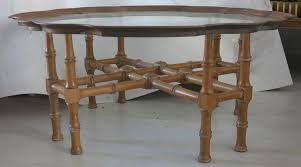 4.7 out of 5 stars 173. Vintage Faux Bamboo Coffee Table With Ornate Brass And Glass Top For Sale At 1stdibs