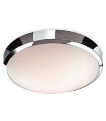 All stretch ceiling light diffuser are custom made. Led Bathroom Flush Ceiling Light Chrome White Polycarbonate Diffuser Ip44 Netlighting Co Uk