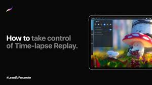 How To Take Control Of Time Lapse Replay In Procreate Youtube