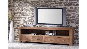 Bianco tv board teil massiv aus wildeiche hochwertiges low board für ihr wohnzimmer 160 x 52 x 48 cm b h t 4 0 von 5 sternen 15. Tv Board Guru Akazie Massiv Stone 200 Cm Wolf Mobel