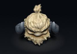 STL file Gobball War Chief- Dofus - FAN ART - FIGURINE - 3D PRINT  MODEL・Model to download and 3D print・Cults