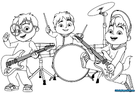 Free graphics and animated gifs animations. Alvin And The Chipmunks Coloring Pages Coloring For Kids Coloring And Drawing