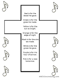 A Delicious Melody Easter Craft Poem And Song Easter Poems Easter Crafts Christian Kids Easter Crafts Christian