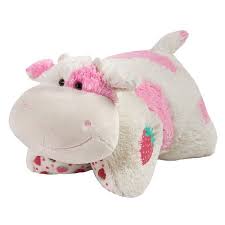 Pillow Pets Sweet Scented Pets Strawberry Milkshake Cow Strawberry Milkshake Scented Stuffed Animal Pl Animal Plush Toys Animal Pillows Cute Stuffed Animals