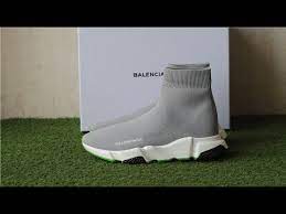 We've got balenciaga footwear starting at $450 and plenty of other footwear. Balenciaga Speed Trainer Sock Race Runners Grey Green Hd Review Youtube