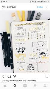 Black Ink Embellished With Pale Gold Gold And Bronze Almost A Two Tone Look Bullet Journal Inspiration Journal Bullet Journal