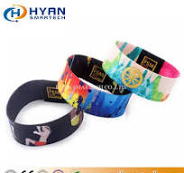 New Arrival RFID Elastic Woven Wristband with Latest Pattern ...
