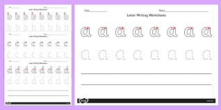 Read on to find out more. Letter Writing Alphabet Worksheets A Z Letter Formation