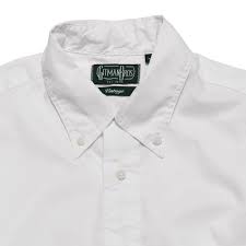 Gitman Vintage Bros White Zephyr Short Sleeve Shirt