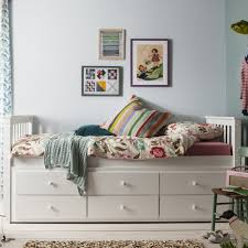 The bed gets good reviews from customers with many finding assembly straightforward and appreciating the style. Loki Single Bed With Pull Out Drawers Trundle Noa Nani
