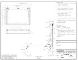 Usually ships within 1 to 3 weeks. Ss 50t Special Size Single Leaf Roof Access Hatch Bilco Uk Esi Building Design